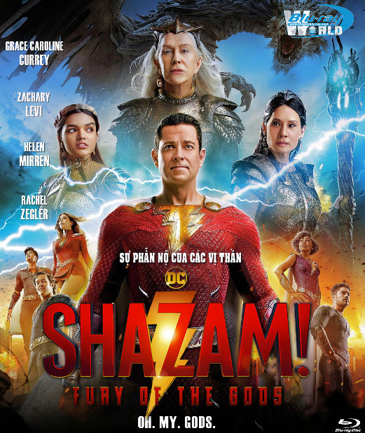 B5708.Shazam! Fury of the Gods 2023 SỰ PHẪN NỘ CỦA CÁC VỊ THẦN  2D25G (TRUE- HD 7.1 DOLBY ATMOS)